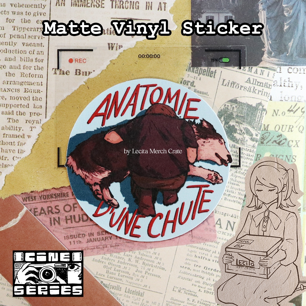 

Anatomy of a Fall (2023) Ver. 2 Movie Sticker | Stiker Film, Sinema, Waterproof (untuk hiasan dan jurnal)