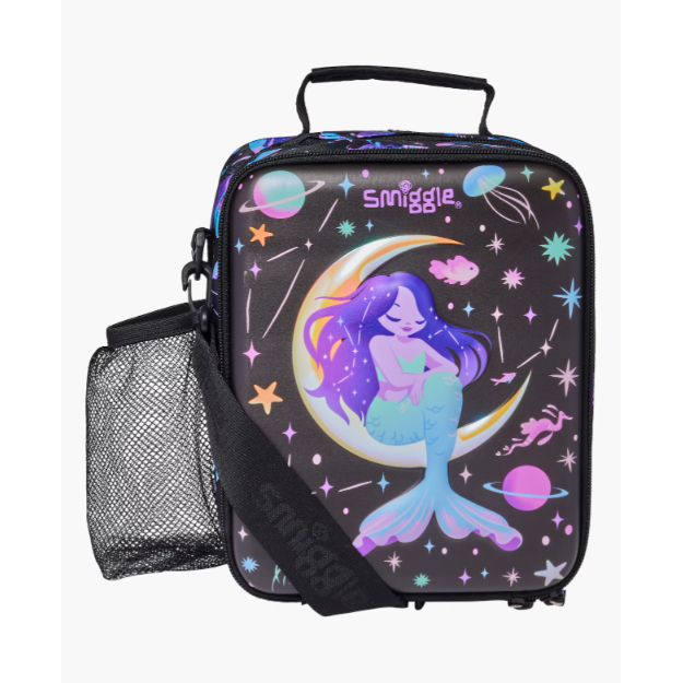 SMIGGLE LIMITLESS LUNCHBAG HARDCASE WITH STRAP MERMAID - TAS BEKAL SMIGGLE