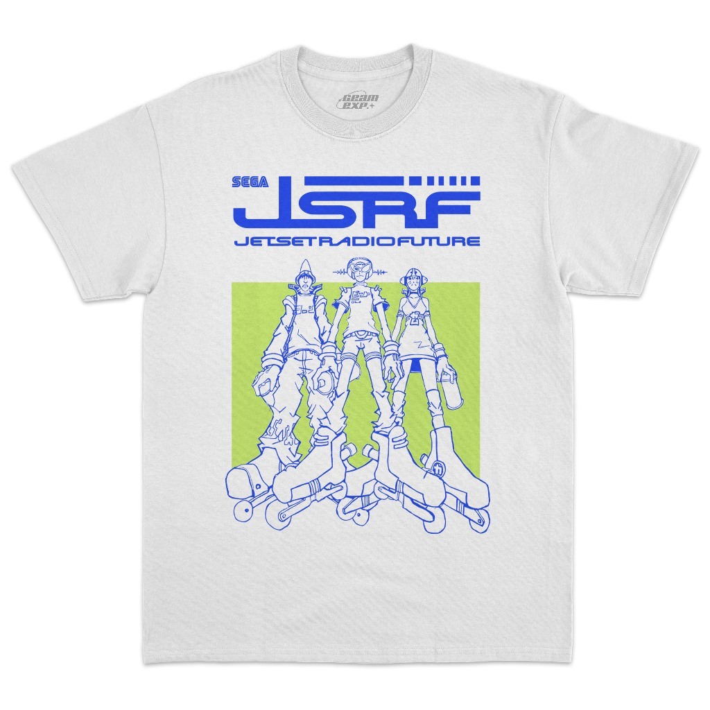 Kupakai Kaos Game Jet Set Radio Future | Retro Game Sega | Vintage Game T-Shirt