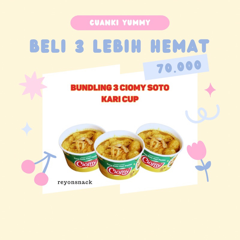

CIOMY - Cuanki Yummy Rasa Soto Kari Reguler Cuanki Viral KAI
