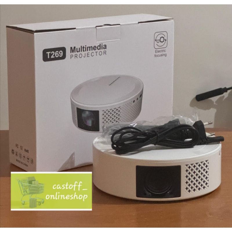 Like New Tripsky T269 Multimedia Smart Projector Android 9 Netflix TV