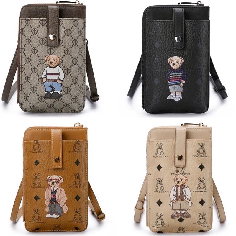 READY new candice ttwnbear original ttwn bear phone bag