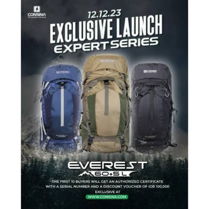 CARRIER CONSINA EVEREST | CARRIER EVEREST | CONSINA EVEREST | TAS GUNUNG CONSINA EVEREST | TAS GUNUN