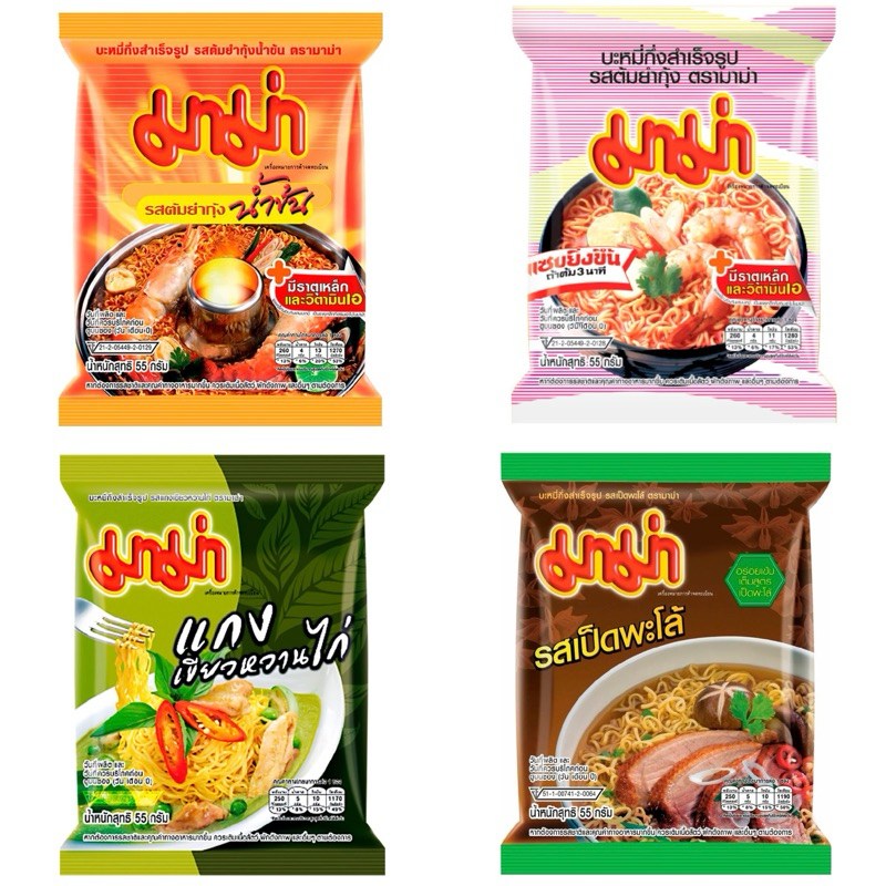

MAMA INSTANT NOODLES SHRIMP TOM YUM FLAVOUR ORIGINAL THAILAND