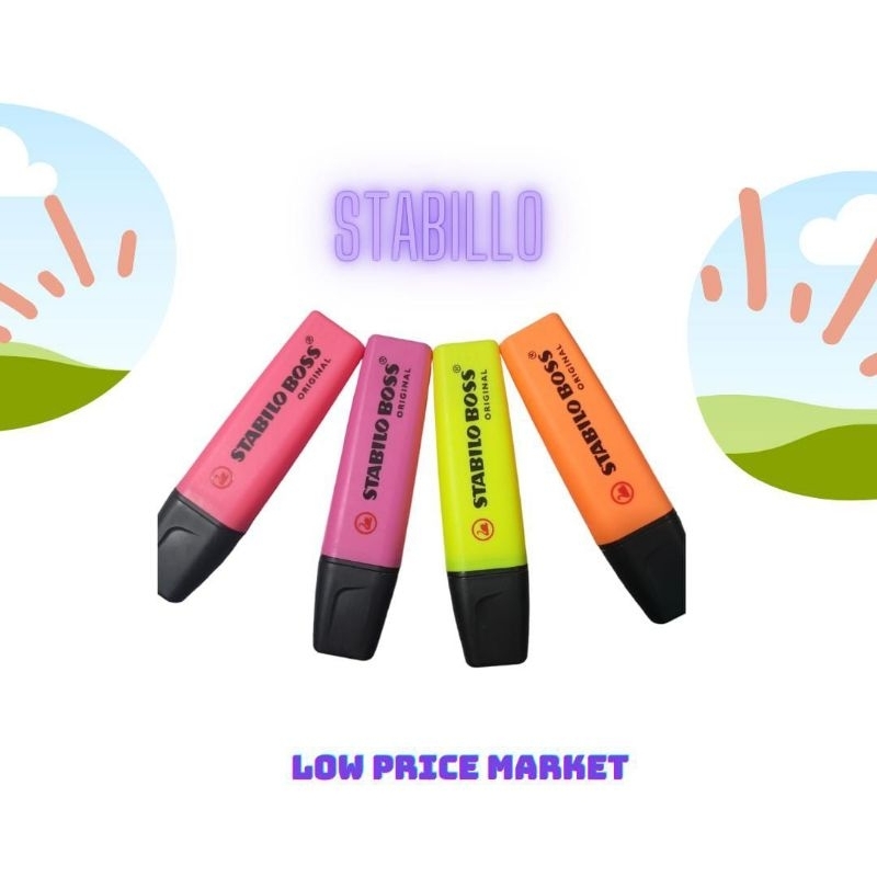 

Stabilo Stabillo Boss Yellow, pink, orenge,unguHighlighter