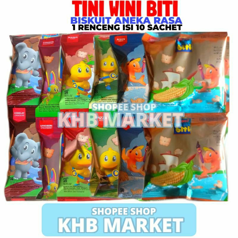 

Tini Wini Biti 1 Renceng Isi 10 Sachet 18gr