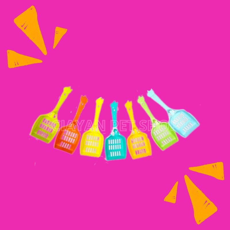 Skop Pasir Kotoran Kucing Ukuran Besar