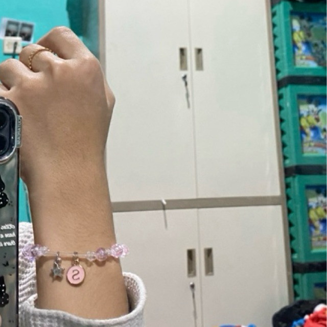 bead bracelet inisial / custom order inisial