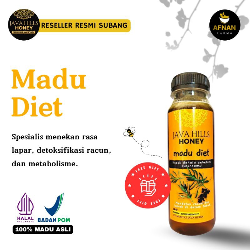 

MADU DIET JAVAHILLS HONEY 320 GRAM MADU MENTAH MURNI 100% DENGAN CAMPURAN HERBAL PILIHAN UNTUK MENURUNKAN BERAT BADAN DIET MELANCARKAN PENCERNAAN DETOKSIFIKASI RACUN DAN METABOLISME DIET SEHAT