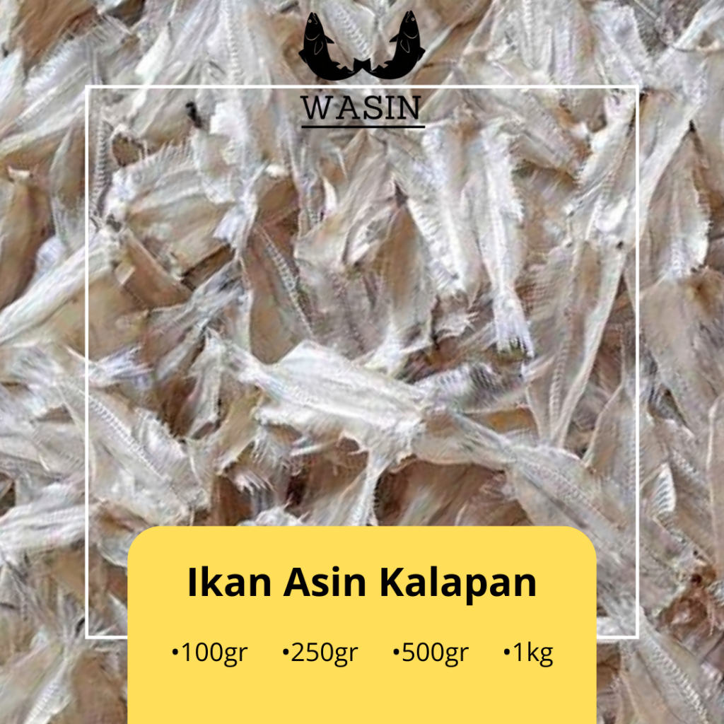 

Ikan Asin Terasak/Kalapan/Kapasan / Ikan asin krupuk (Mentah)