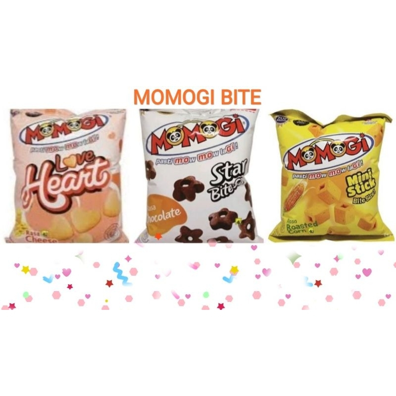 

Momogi Bites 50gr All Variant ~ Snack Makanan Ringan Momogi Bites 50gr