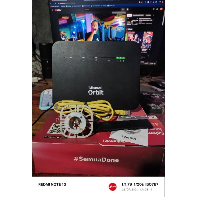 Modem orbit pro hkm281 all operator 4G+ cat 6 full mod  (Bonus Antena Katrin)