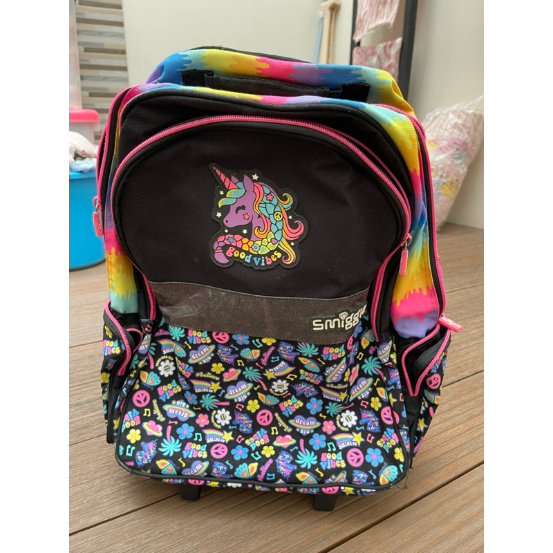 Tas sekolah Smiggle/tas sekolah koper/tas koper/Smiggle trolley bag/unicorn