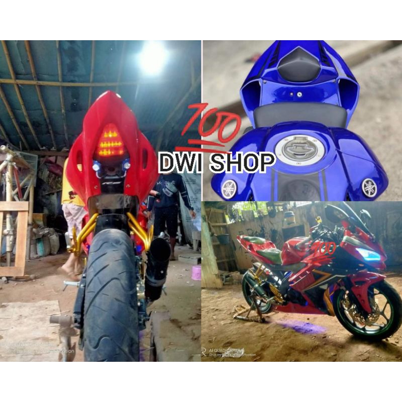 body belakang Yamaha R15 v2 custom model Ducati Panigale