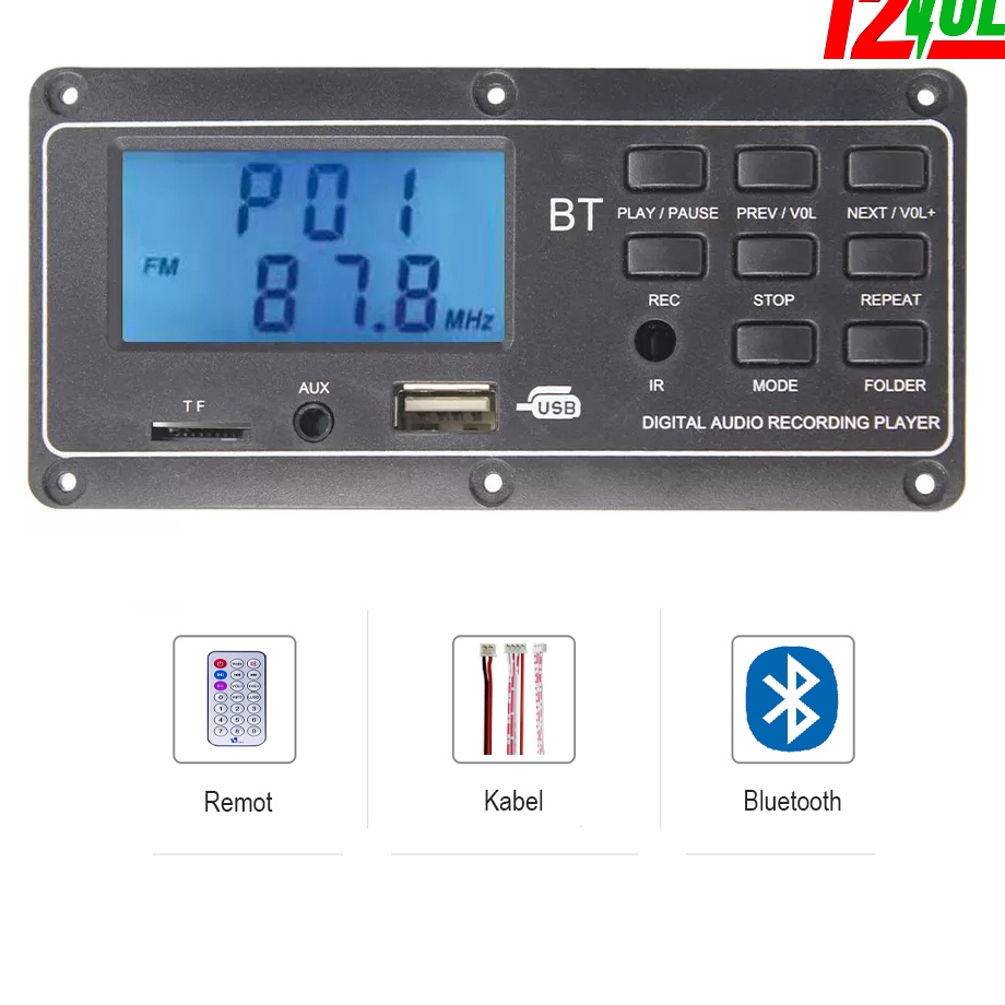 Terlaris Modul kit Mp3 LCD 12v Dital Player