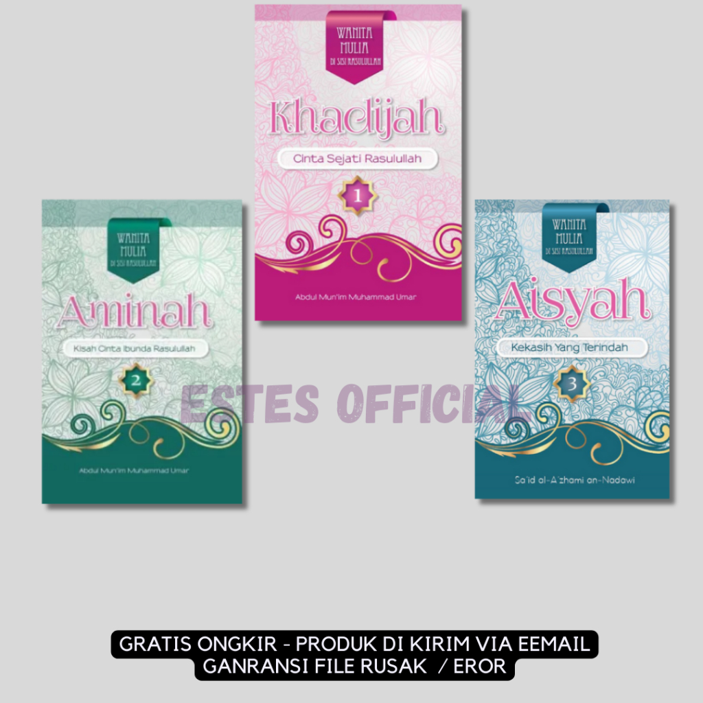 

[ BUNDLE ] Aisyah Kekasih Yang Terindah. Aminah Kisah Cinta Ibunda Rasulullah, Aisyah Kekasih Yang Terindah