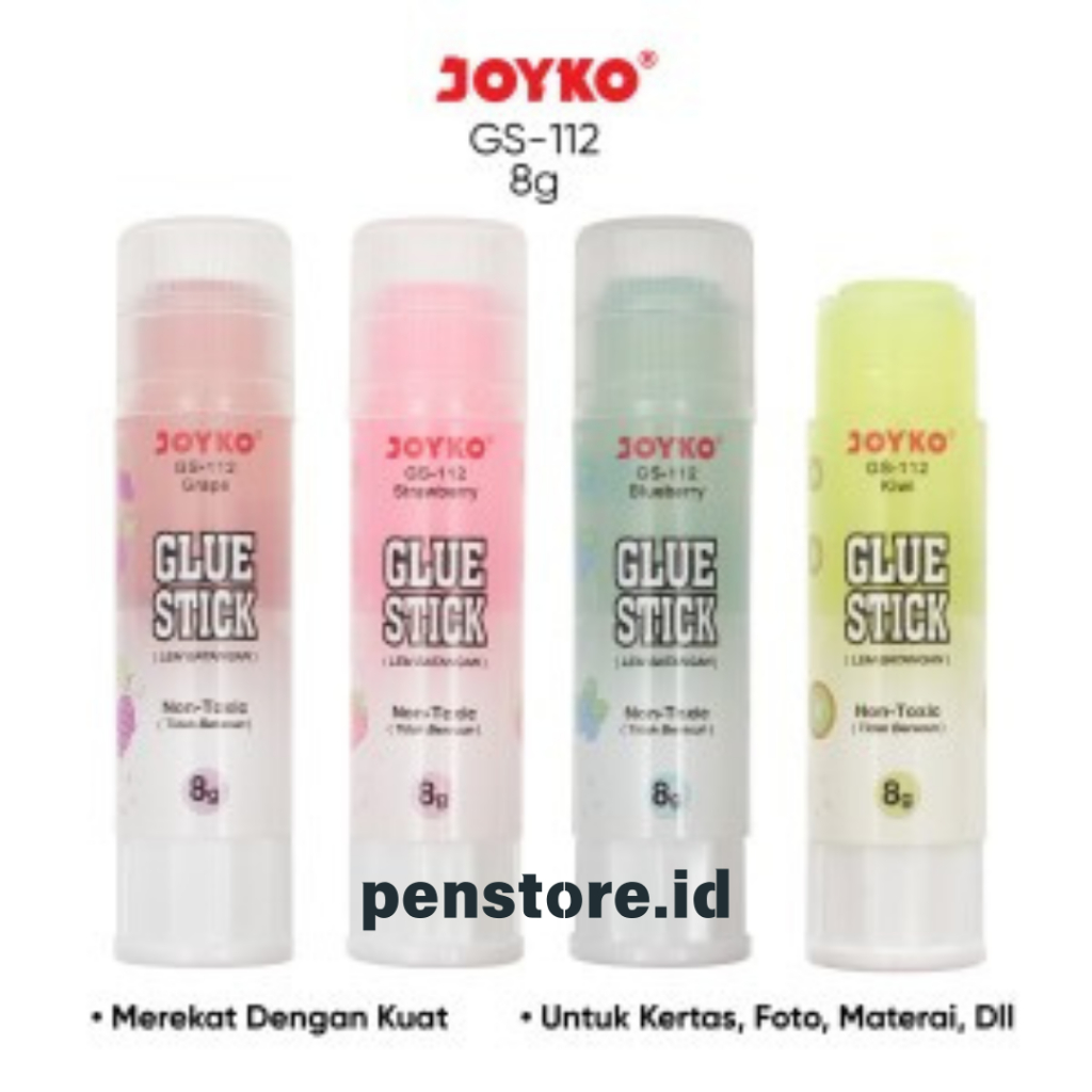 

Lem Stick Joyko GS-112 (8gr) Pastel / Lem Putar Lucu