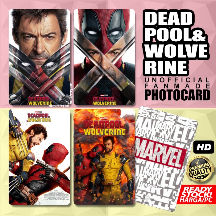 Photocard Deadpool Wolverine Photo Card Kartu