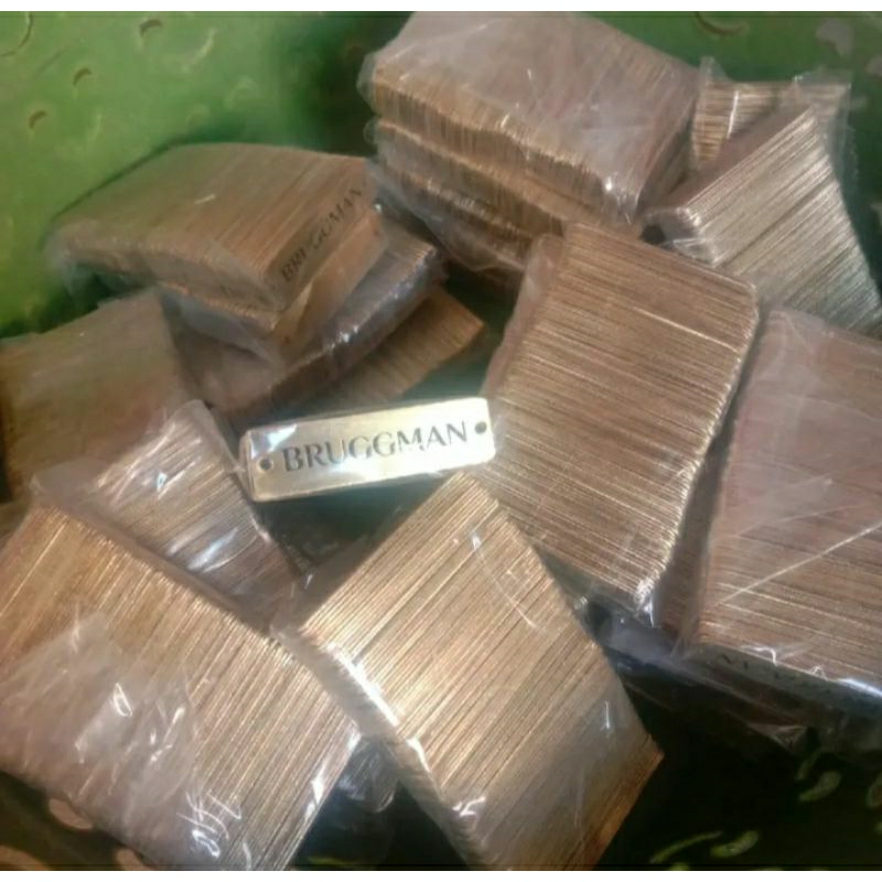 

label plat besi custom