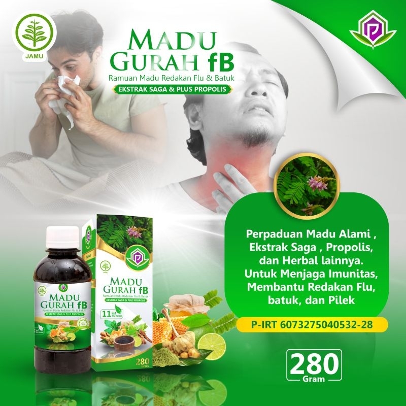 

Madu Gurah Batuk/Original/Obat Tenggorokan