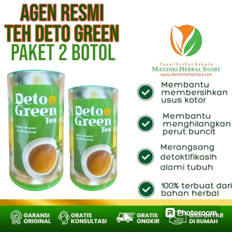 

Teh Deto Green Teh Detox Paket 2 botol