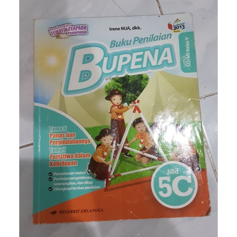 Buku BUPENA SD kelas 5C Bekas