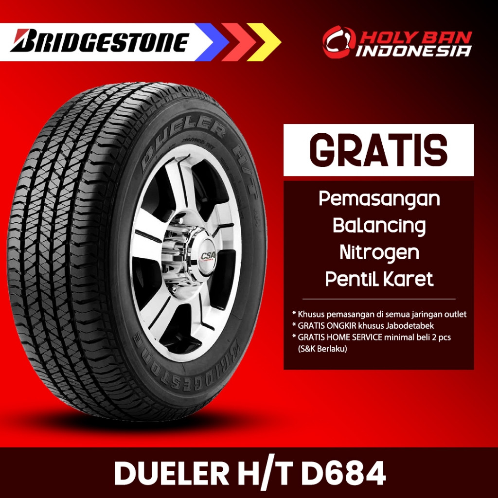 BRIDGESTONE 265/60 R18 110H DUELER H/T D684