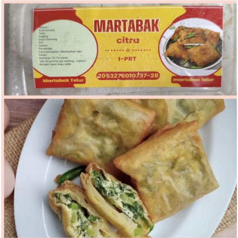 

Martabak Telur isi 8