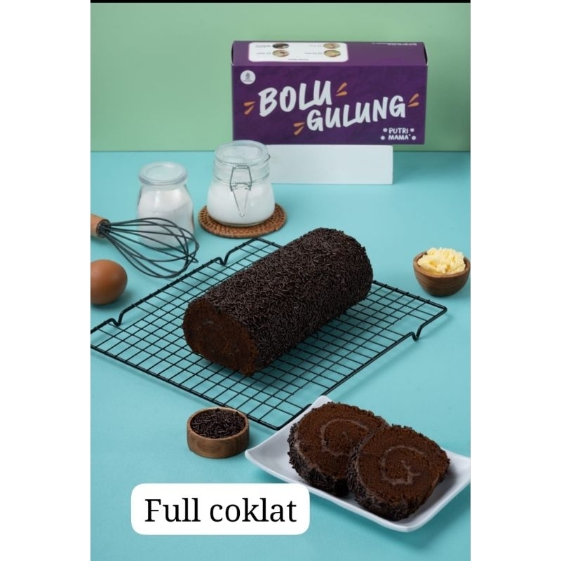 

Bolu gulung ceres / bolu gulung coklat / chocolate roll cake putri mama