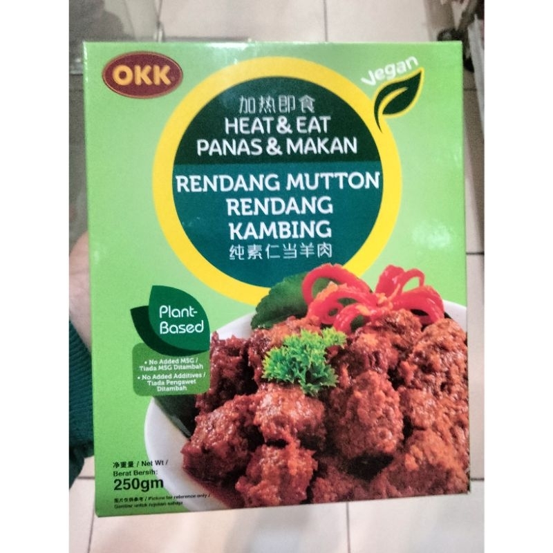 

Rendang Vegetarian / Rendang Kambing Vegetarian / Rendang Mutton Vegetarian / Rendang Instan / Vegan Food Siap Saji / Makanan Vegetarian
