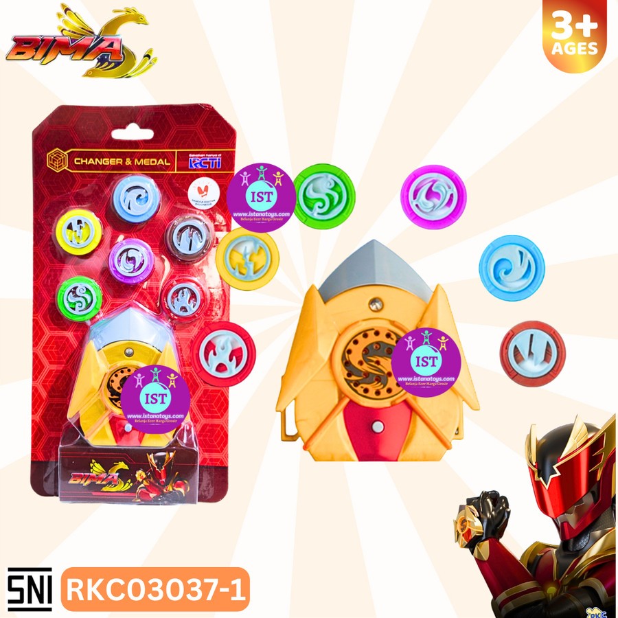 COM Mainan Bima S Changer & Medal RKC03037-1