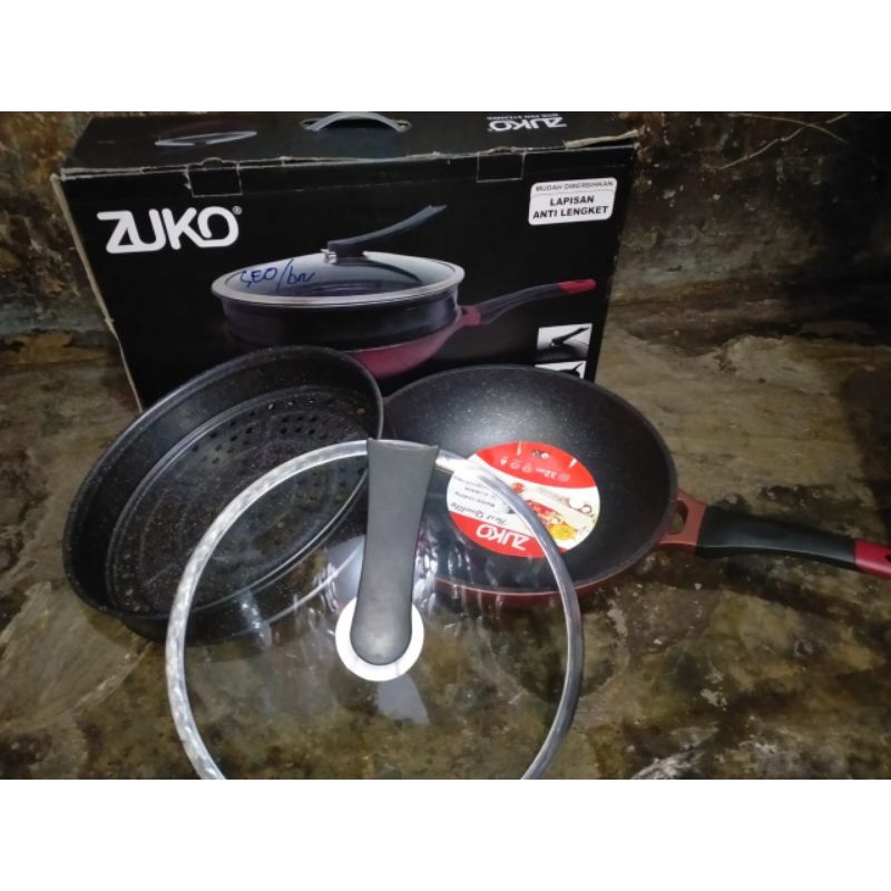 Wok Pan Steamer  zuko 32cm