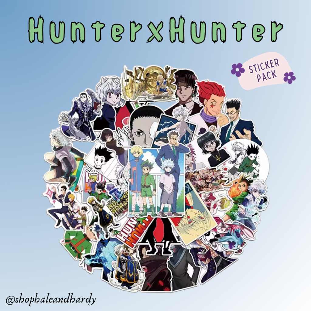 

HunterxHunter Sticker Pack | Stiker Hunter x Hunter Anime Jepang Kartun Die Cut Stiker Aesthetic Anti Air Waterproof