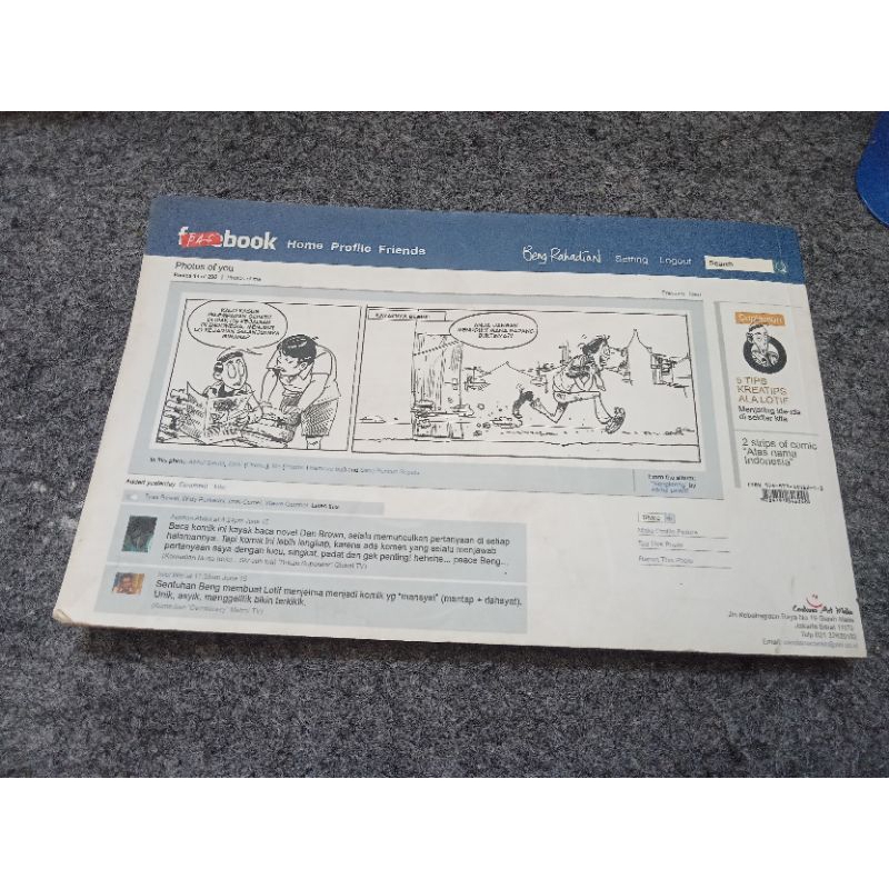 Kumpulan komik strip lotif versiPas book