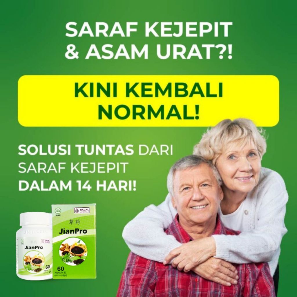JianPro Herbal - Asam Urat - Nyeri Sendi - Pegal Linu