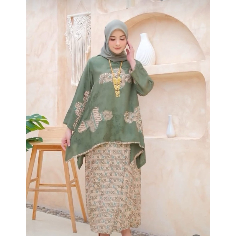VANIA SET BLOSE SET ROK VISCOSE