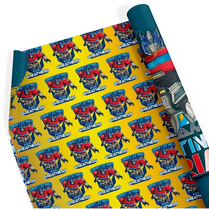 

WRAPPING PAPER - KERTAS KADO - TRANSFORMERS - TF184