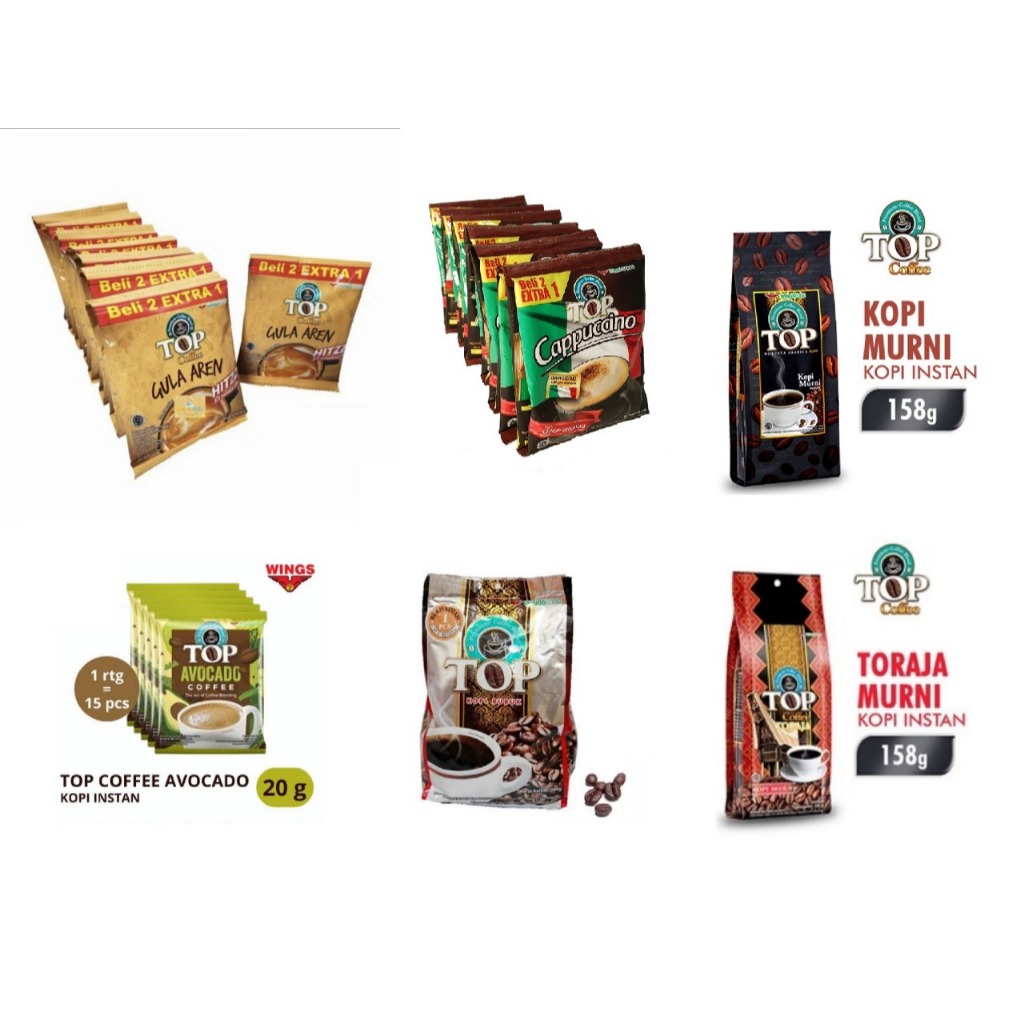 

Top Coffee Gula Aren, Avocado, Cappuccino, Murni dan Toraja