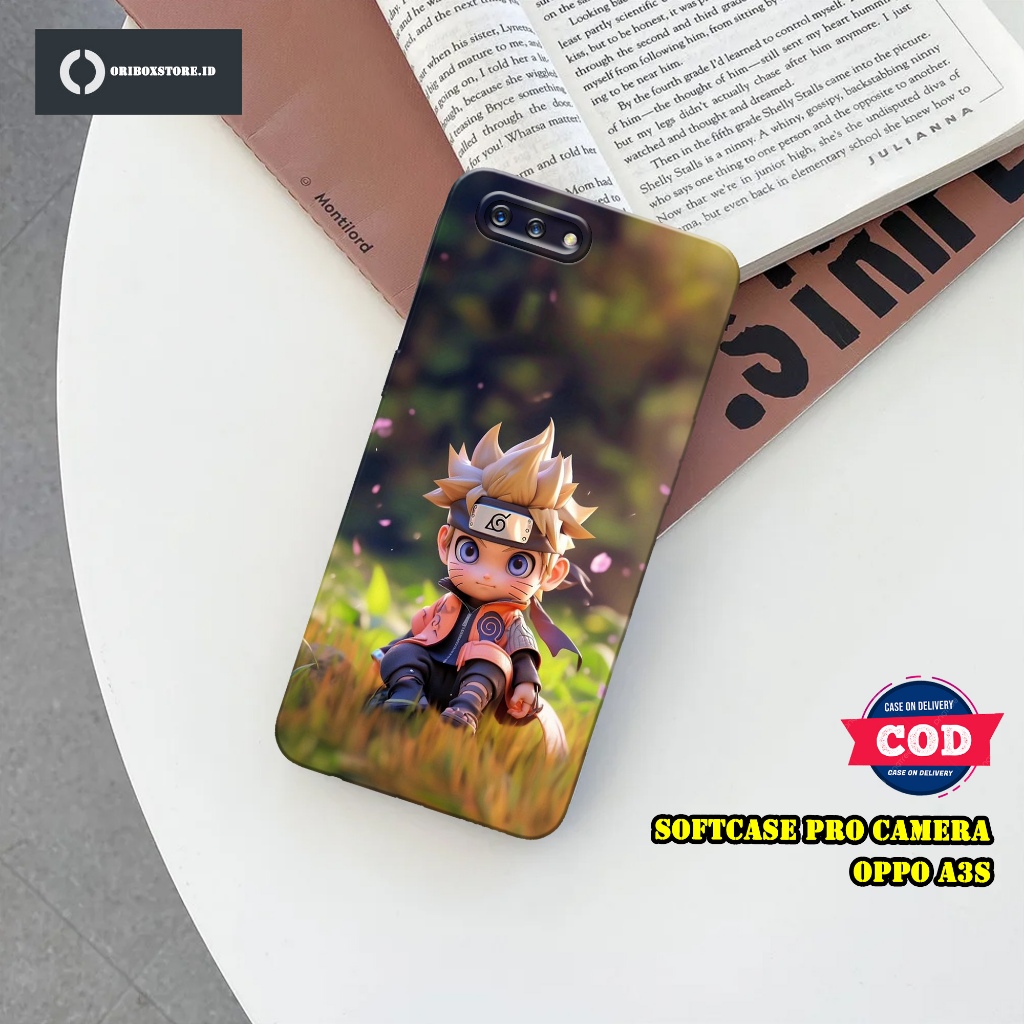 ORIBOXSTORE - Case OPPO A3S Terbaru - Motif Anime Naruto - Casing OPPO A3S - Softcase OPPO A3S - Kes