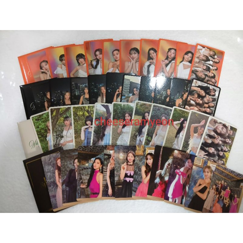 Photocard Twice POB Benefit set Album With Youth Nayeon Jeongyeon Momo Sana Jihyo Mina Dahyun Chaeyo
