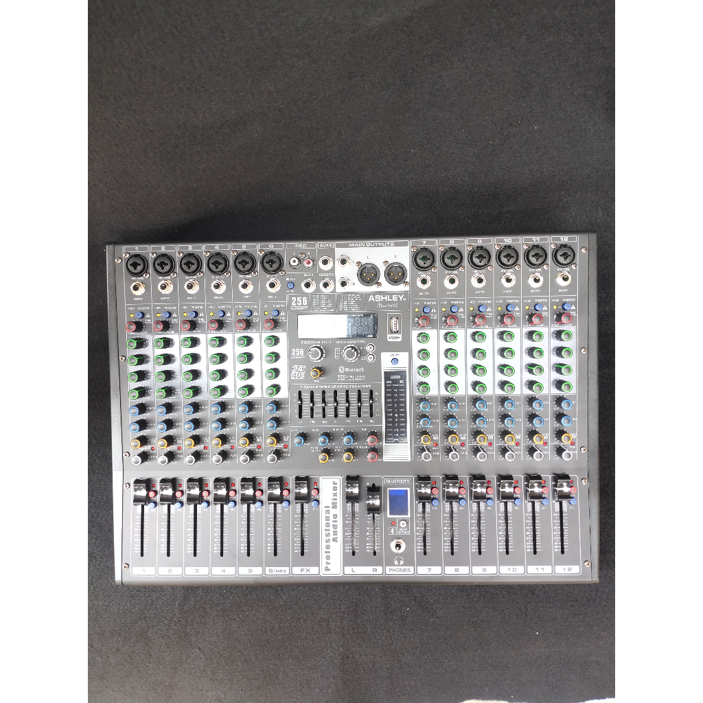 MIXER AUDIO ASHLEY MACRO 12 / MACRO12 ORIGINAL 12 CHANNEL MIXER AUDIO ASHELEY 12 CHANEL MIXER ASHLEY