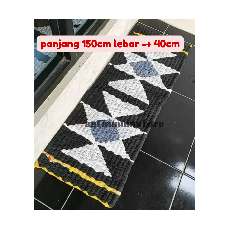 Keset Kain Panjang 150cm | Keset Dapur | Keset Lantai | Keset Kain Perca Murah ☘