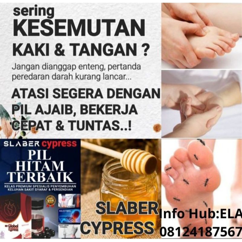 Pil Hitam Cypress Slaber (Original)