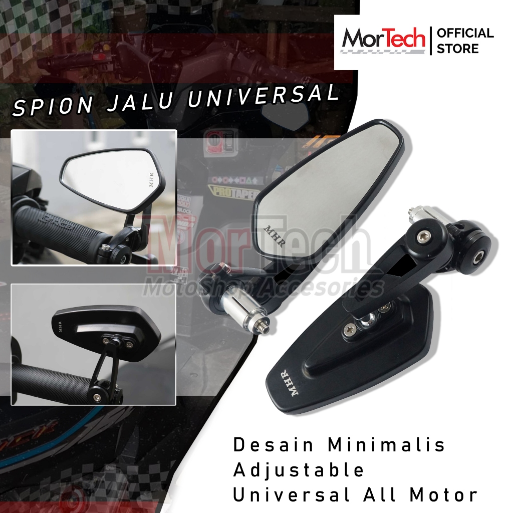 Kaca Sepion Spion Jalu Bar End Bulat MHR Lipat model Rizoma Universal Nmax Old/New PCX ADV Aerox Var