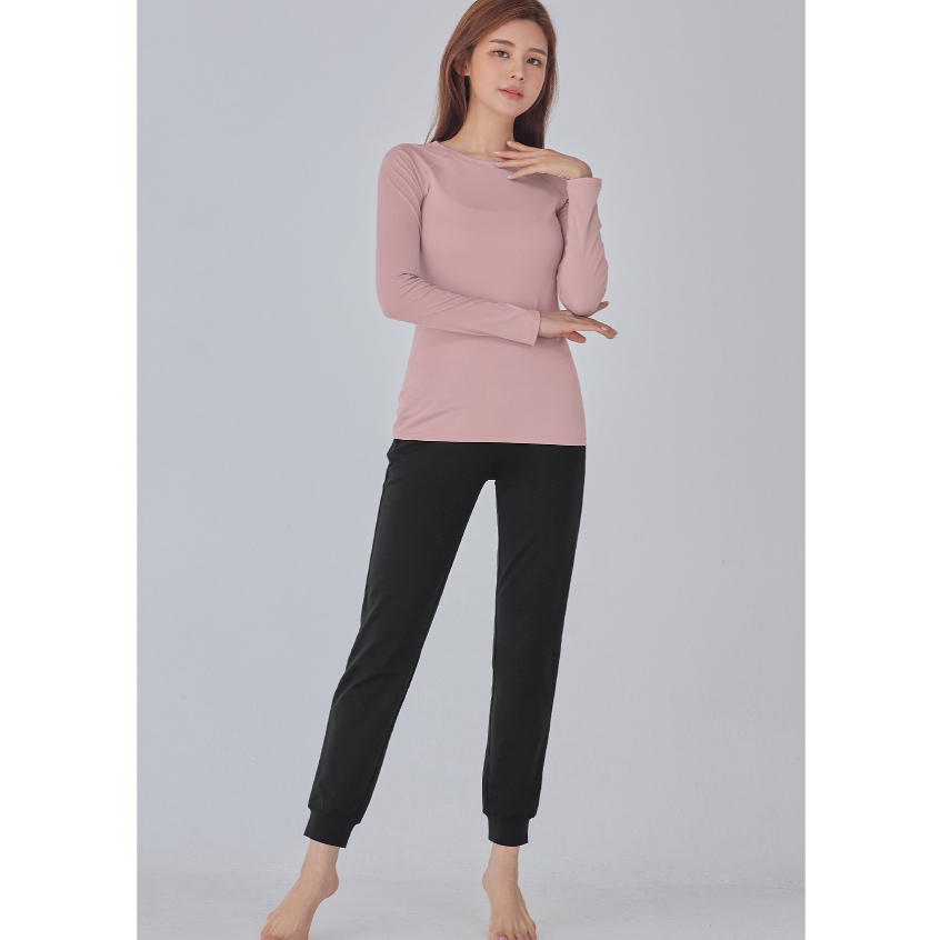 [Minne] STL Slimfit Holiday Longsleeve / Atasan Olahraga Wanita Lengan Panjang STL Holiday