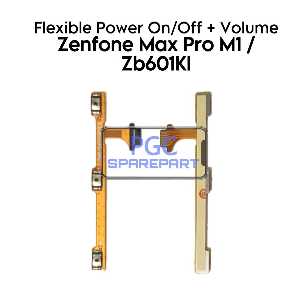 Flexible Connector Power On Off + Volume Zenfone Max Pro M1 / X00TD / X00TDB / X00TDA / ZB601KL / ZB