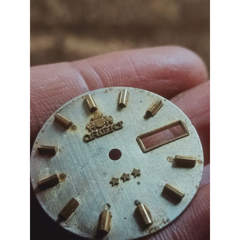 Part Jam tangan Plat Dial ORIENT JAPAN Asli copotan Jam