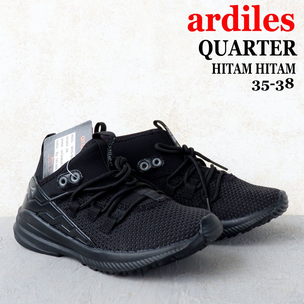 Ardiles Sepatu Sekolah SLIP ON - Size 31-38 - MALIQ & SEOWON & QUATER & HOOD & LUNOX - Sepatu sekola