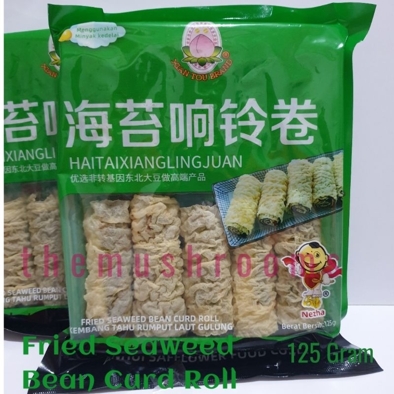 

Kembang tahu gulung rumput laut/Fried seaweed bean curd roll/kulit tahu roll