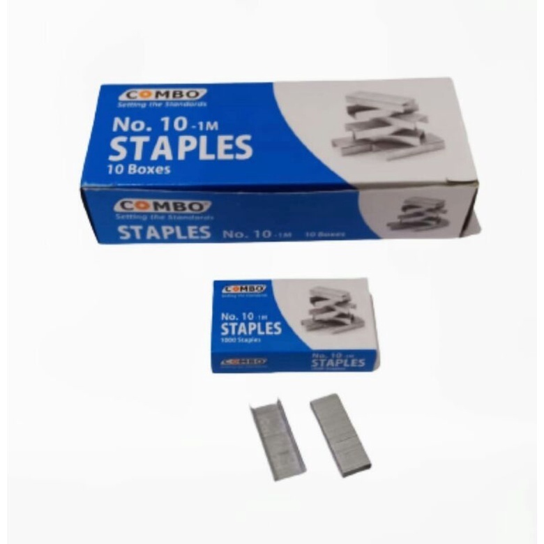 

ISI STAPLES COMBO NO.10 1 Pack (isi 10 Box Kecil) / Isi Stapler / Staples Kecil Combo No.10 / Box